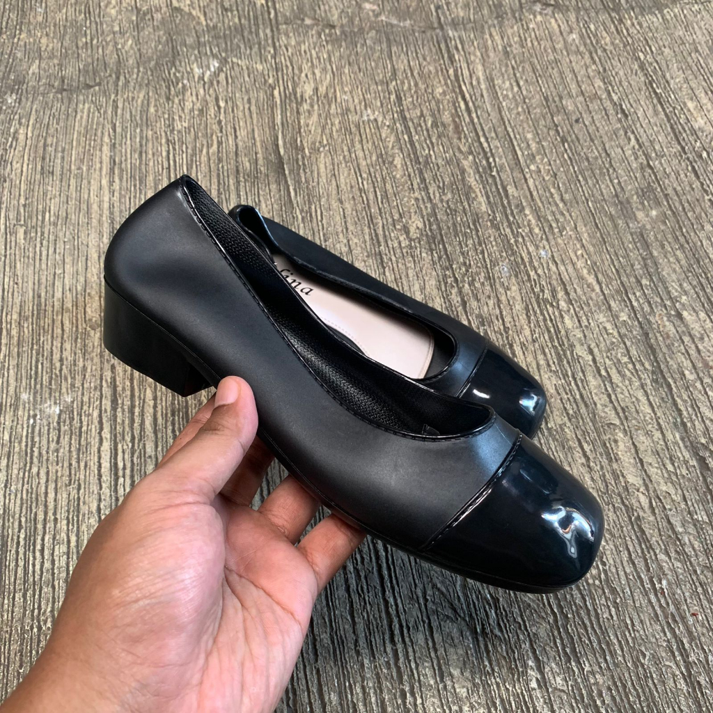 Sepatu Wanita Terbaru/Pantofel Jelly Import Alina 842/Sepatu Kerja Karet Korea Kekinian