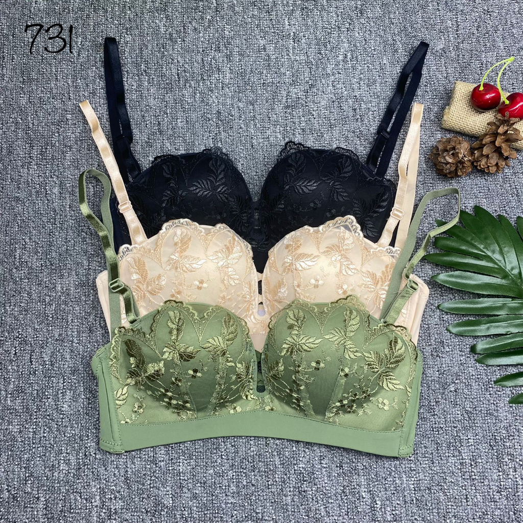 BRA / BH WANITA 531TIDAK ADA KAWAT BUSA TEBAL UKURAN 32-38 TERDAPAT 6 WARNA DAN KAIT 3 BAHAN IMPORT