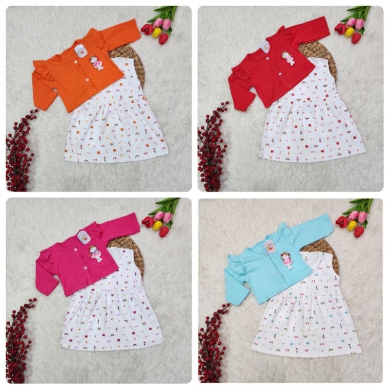 Baju bayi perempuan dress Bolero