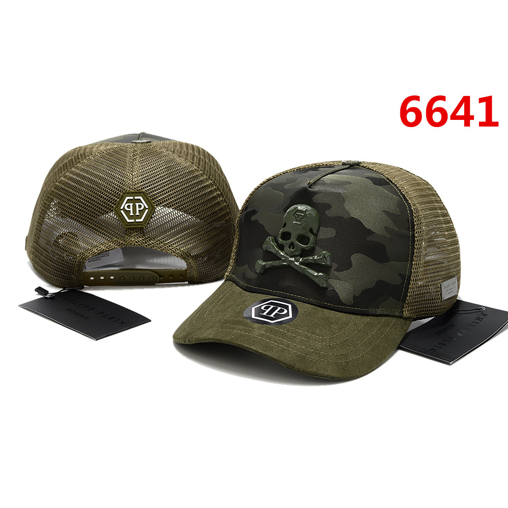 Topi PP Philipp Plein Jaring Skull Tengkorak Green Hijau Premium Branded IMPORT