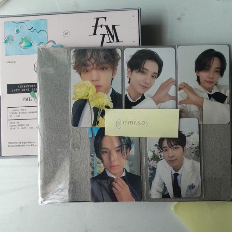FML album only rpc seventeen carat version jeonghan scoups joshua wonwoo mingyu photocard official p
