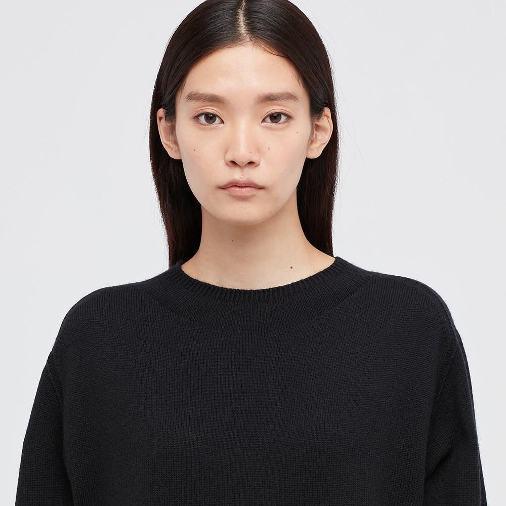 Uniqlo Merino Crewneck Sweatshirt Dress