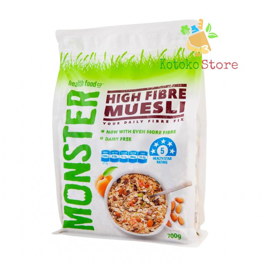 

Monster Muesli High Fibre Muesli / Muesli Monster High Fibre 700gr