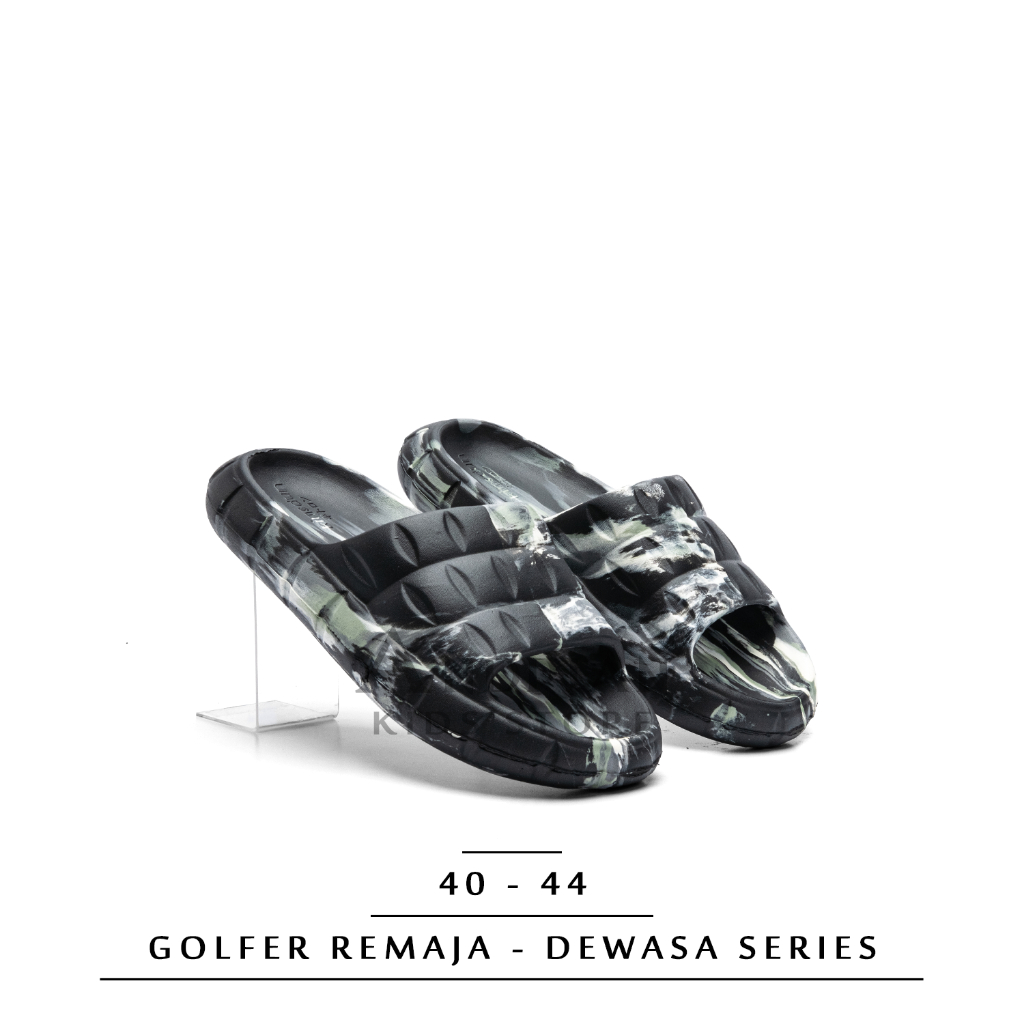 Andrian - Sandal Pria Dewasa Loreng / Sandal Selop Pria corak corak Golfer