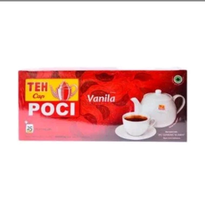 

TEH CAP POCI VANILLA & ORIGINAL 25 TEH HITAM CELUP