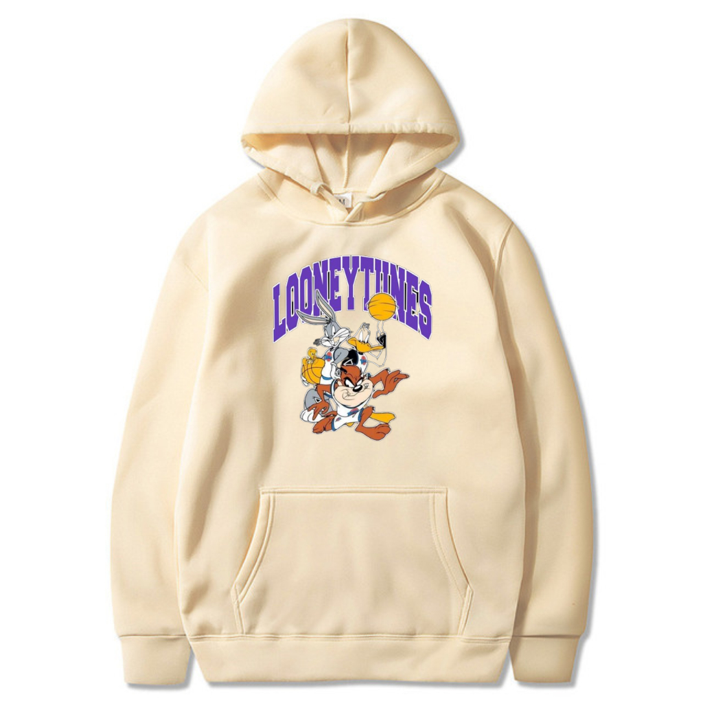 Jaket Hoodie Looneytunes Sablon / Sweater Looneytunes Pria &amp; Wanita / Hoodie Pria