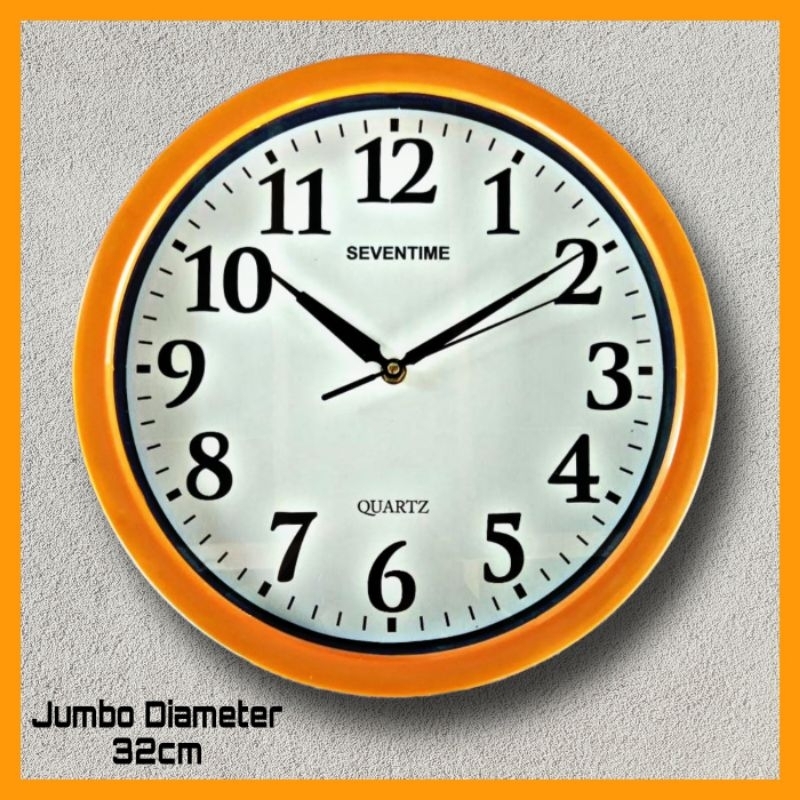 [COD] JAM DINDING SEVENTIME JUMBO POLOS 32CM