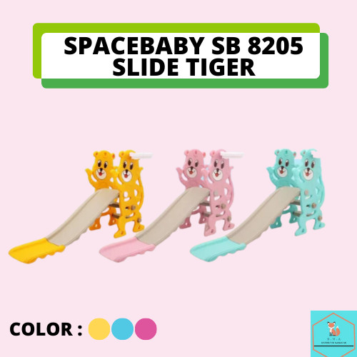 Mainan Anak Perosotan 2 in 1 Slide Model Tiger SPACEBABY SB-8205