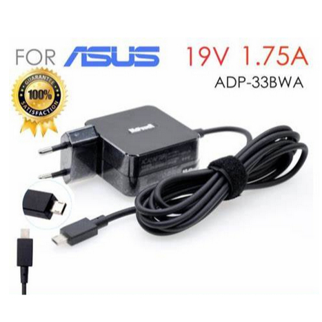 ITSTORE Adaptor Charger Laptop Asus E202SA E202S E202 X205 X205TA TP200 TP200SA 19V 1.75A USB MICRO Original