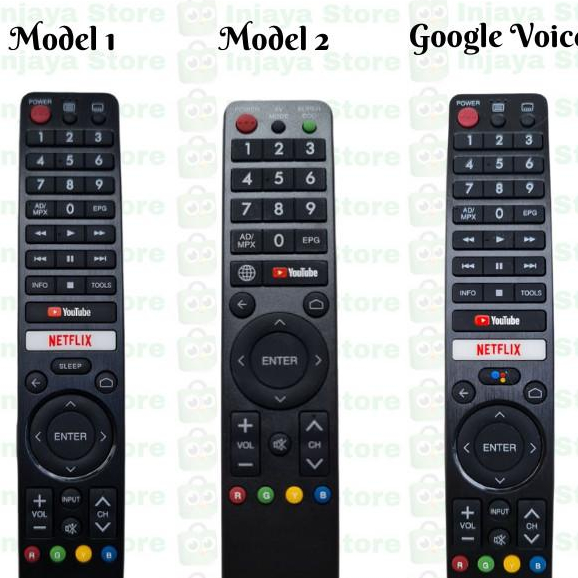 Remote Tv Sharp Android Tv Grade Ori