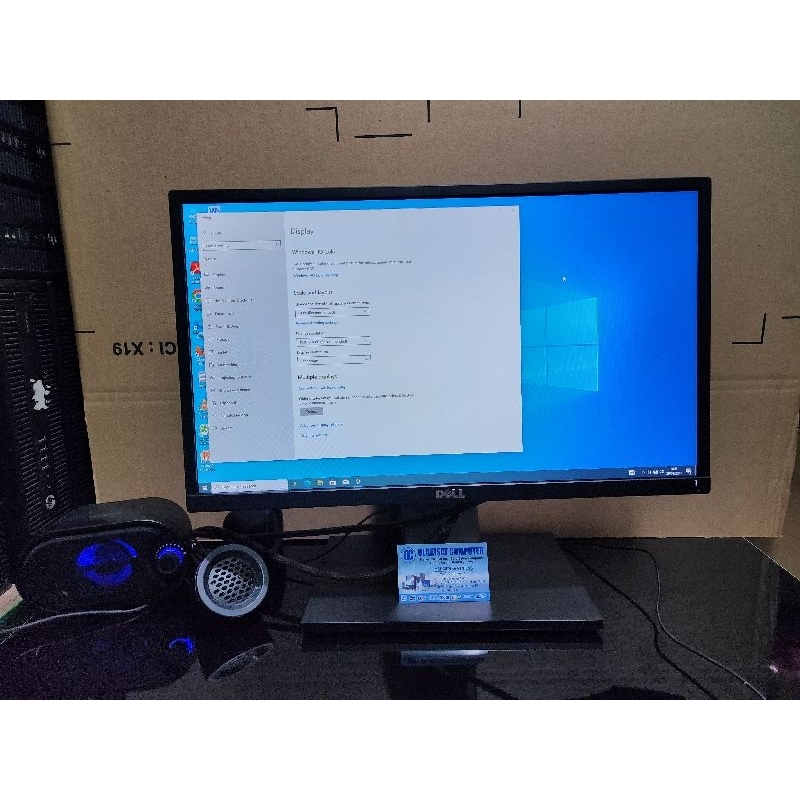 Monitor Dell 22 inch P2217H HDMI IPS FHD Layar Bisa Diputar Dan Naik Turun