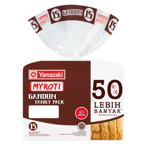 

YAMAZAKI MYROTI Roti Tawar Gandum Family Pack