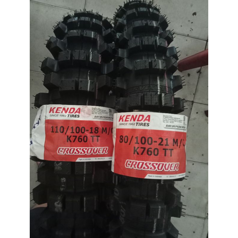 ban trail kenda Trak master ring 18/21 sepasang depan dan belakang ukuran 110-100/18 dan 80-100/21