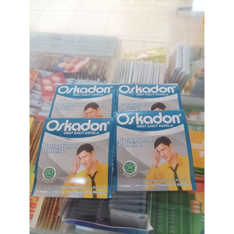 OSKADON 4 TABLET (SAKIT KEPALA/ SAKIT GIGI)