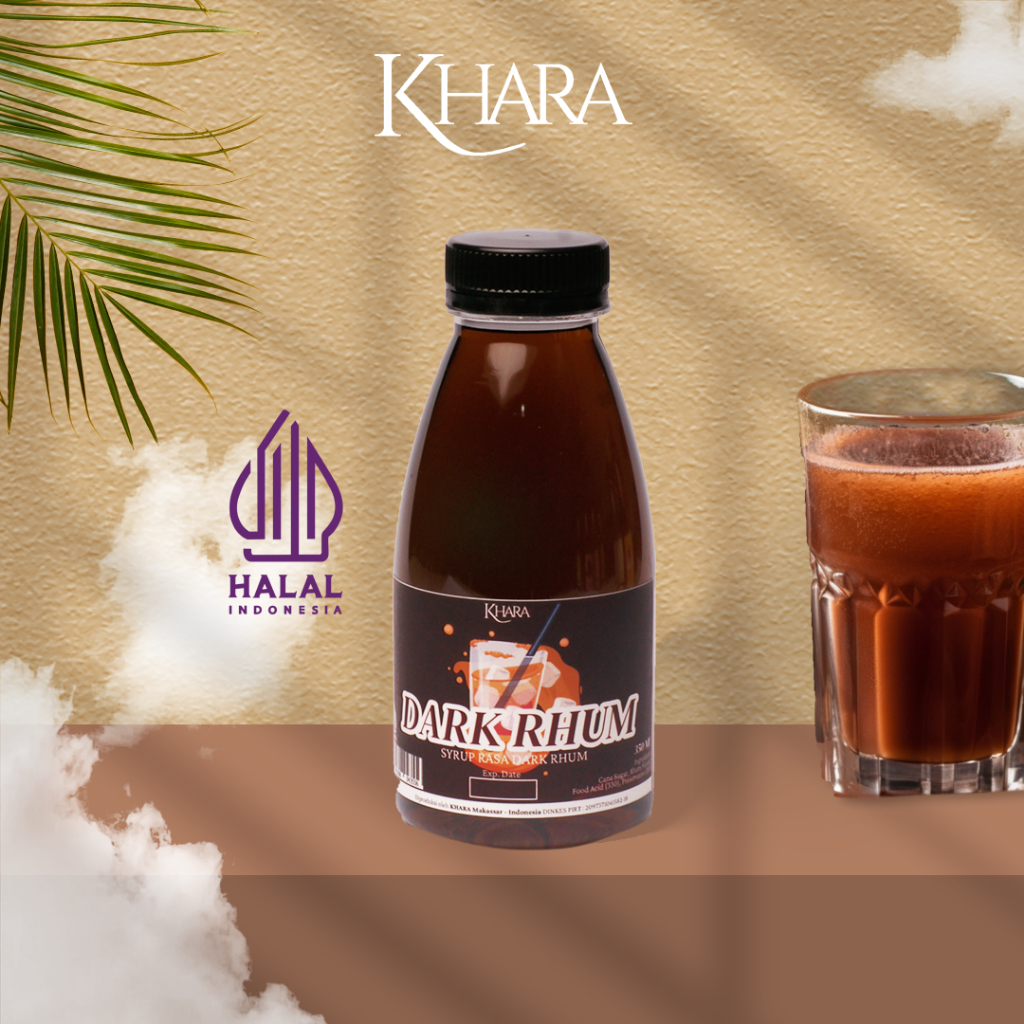 

Sirup Khara Dark Rhum 350ml - Khara Dark Rhum Flavoured Syrup 350ml