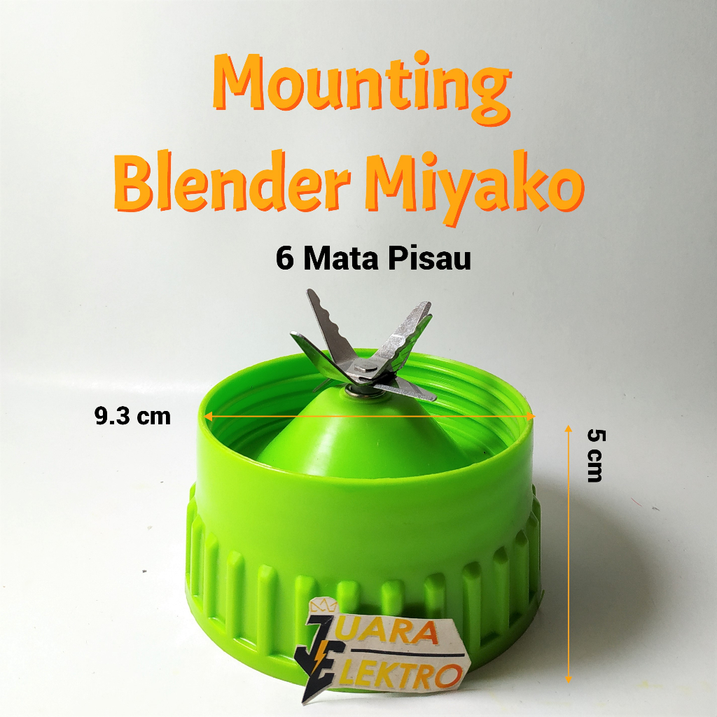 Mounting Blender Miyako 6 PISAU | Pisau Blender Miyako | Monting Blender Miyako Model Gear Plastik