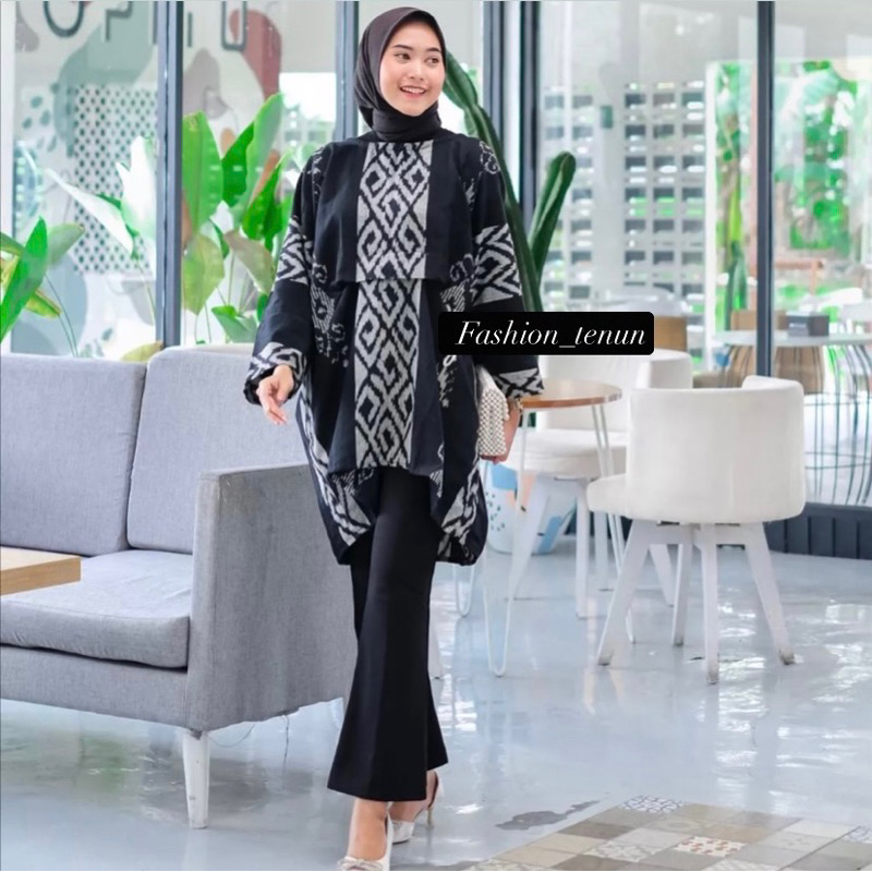 KAFTAN SEROJA BATIK TENUN
