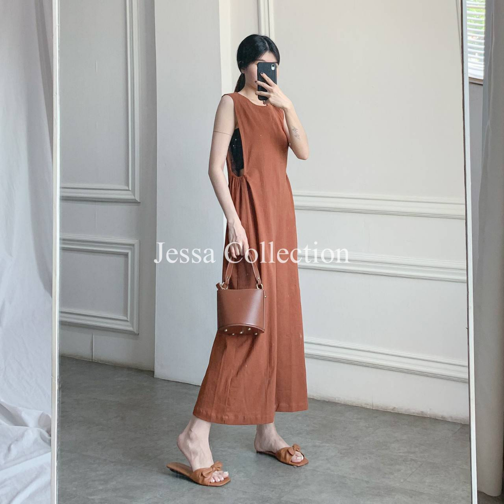 Premium Adera Jumpsuit TH 915 LINEN CRINKLE