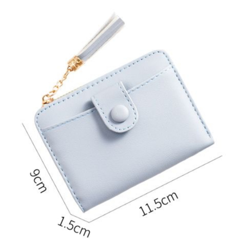ASIN829 Dompet Koin Ritsleting Korea Baru Wanita Mengimpor Dompet Lipat Pendek 2022 Dompet Wanita Dompet Gesper