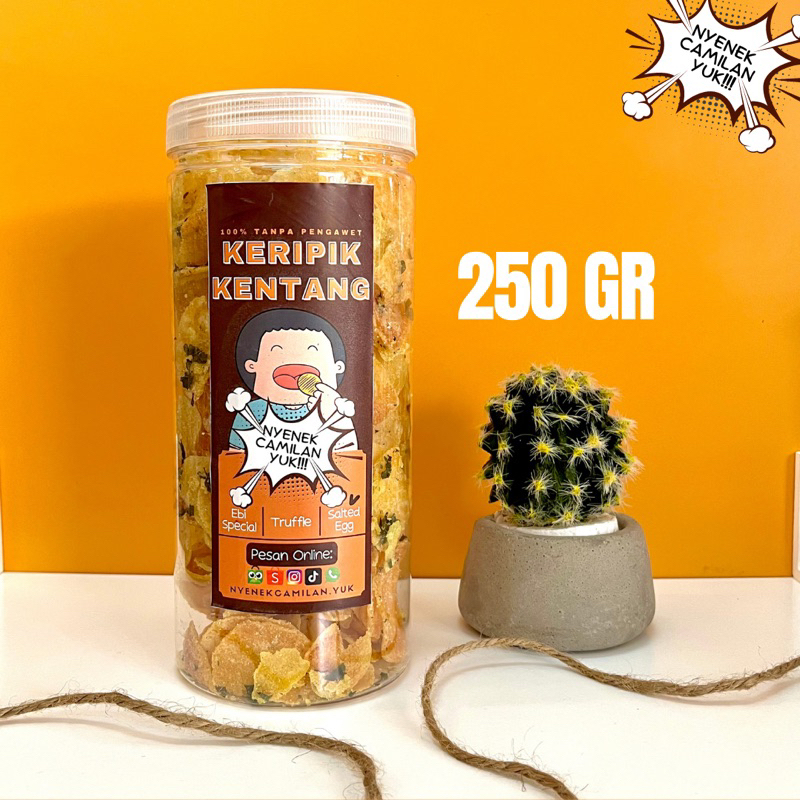 

KENTANG SALTED EGG 250 GR SUPER GURIH | UNTUK CAMILAN ATAU TOPPING MAKANAN