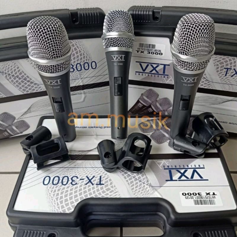 MIC KABEL VXT TX3000 ISI 3 PCS ORIGINAL TX 3000
