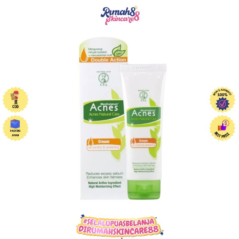 ACNES Natural Care Oil Control &amp; Whitening Cream 40gr