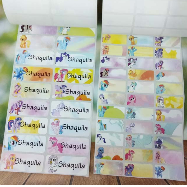 

Label Nama Import Waterproof LITTLE PONY