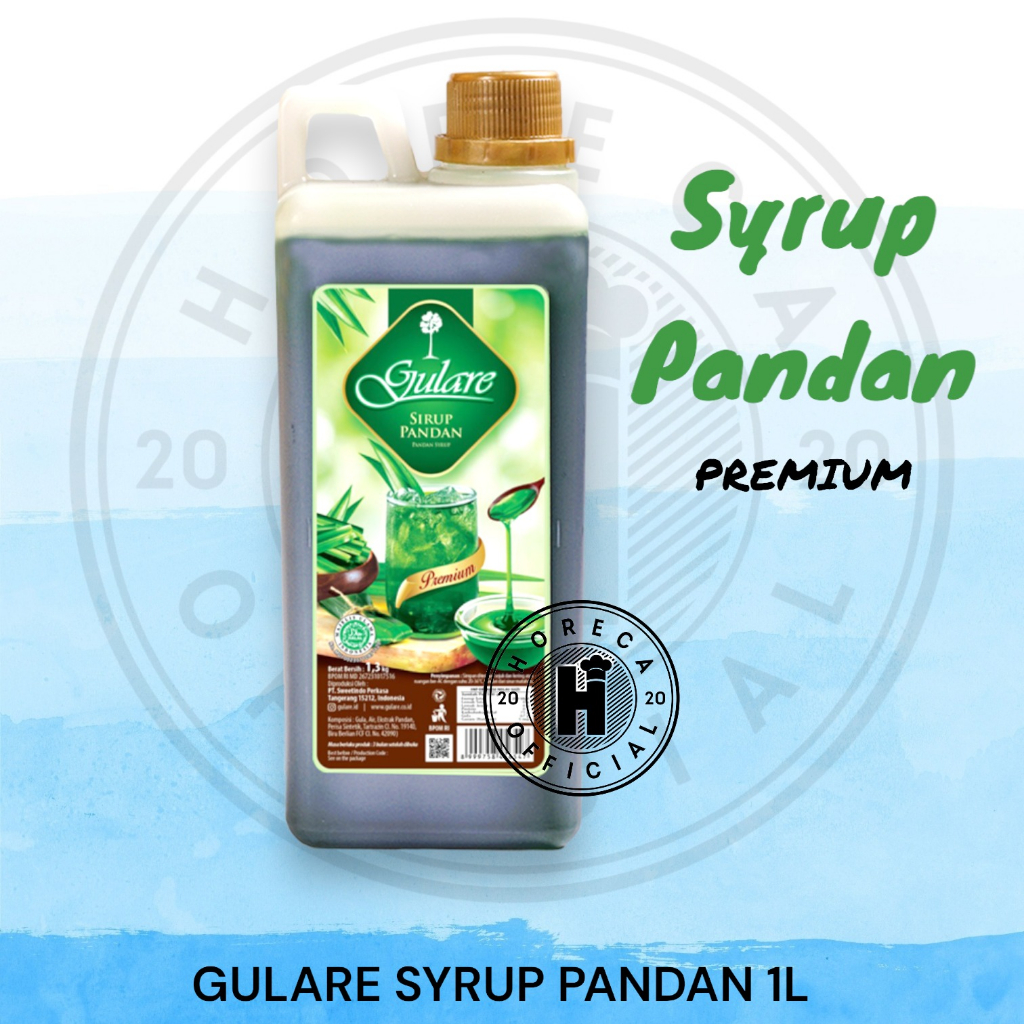

GULARE PANDAN SYRUP 1,3KG | SIRUP PANDAN GULARE 1300GR