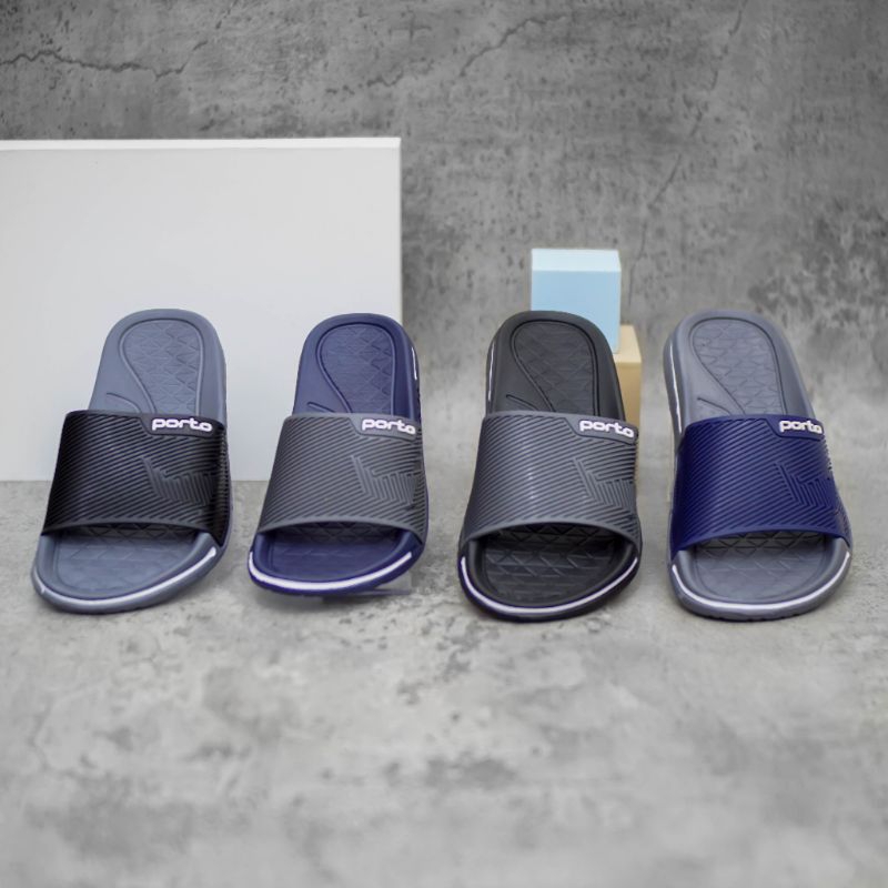 1041B - Porto Sandal Selop Anak Laki-Laki Sandal Slip On Nyaman