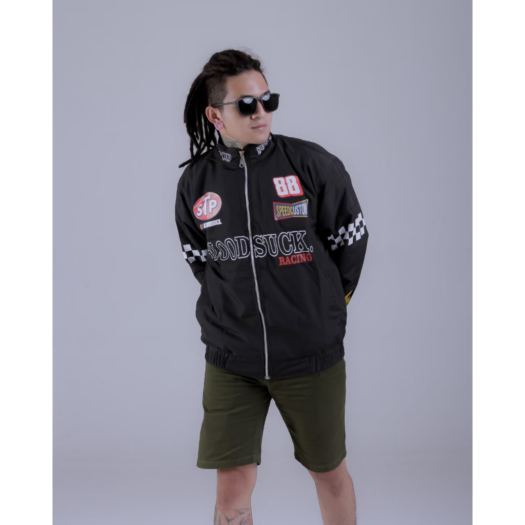 GENIOUS ORIGINAL JAKET NASCAR PRIA JACKET RIDING SUNMORI BIKER TEAM BAHAN PREMIUM