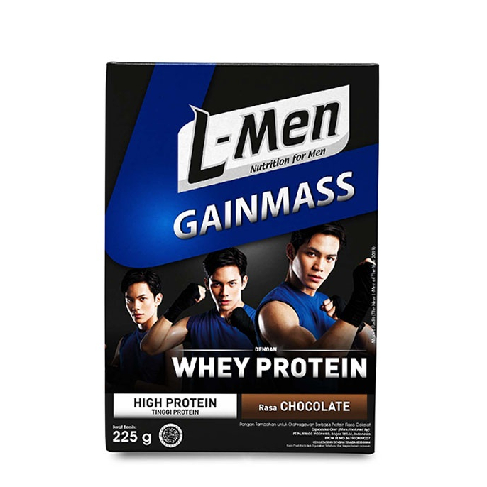 

L-Men Gainmass Whey Protein Rasa Chocolate 225gr