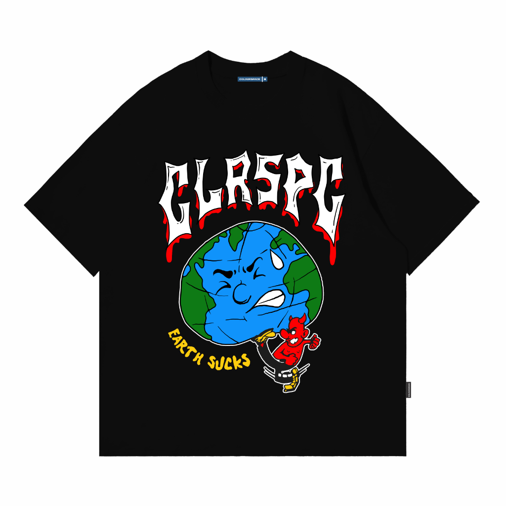 Kaos Oversize Colourspace - Earth TO 064 - Black