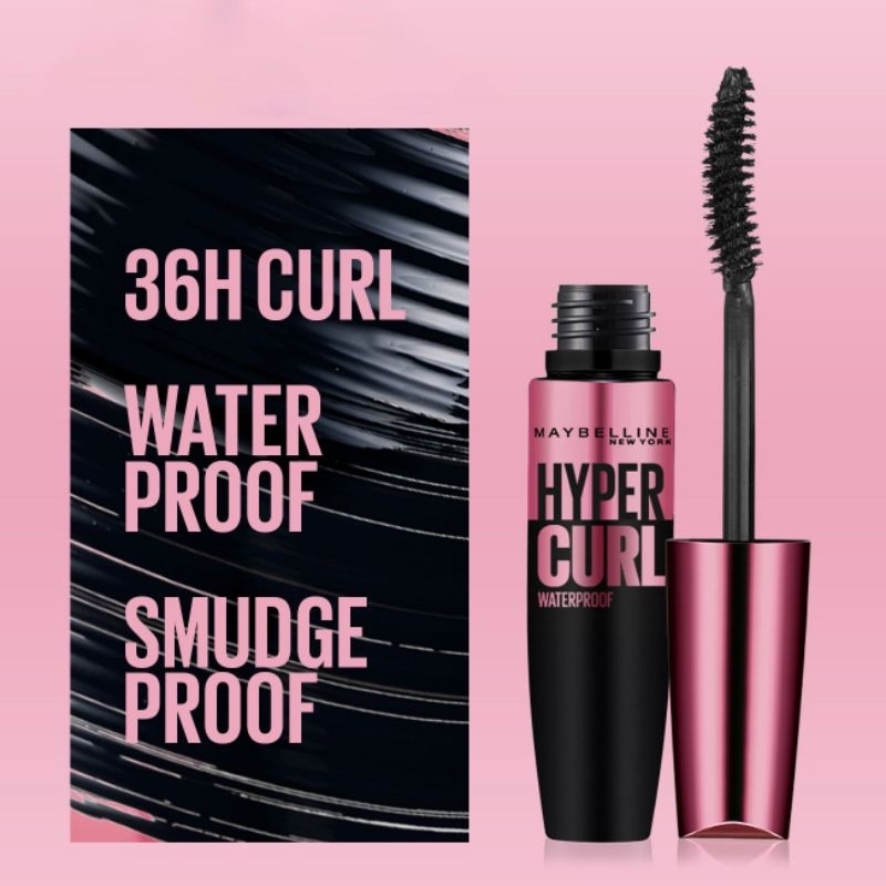 MAYBELLINE MASCARA HYPERCURL WATERPROOF VOLUM EXPRESS