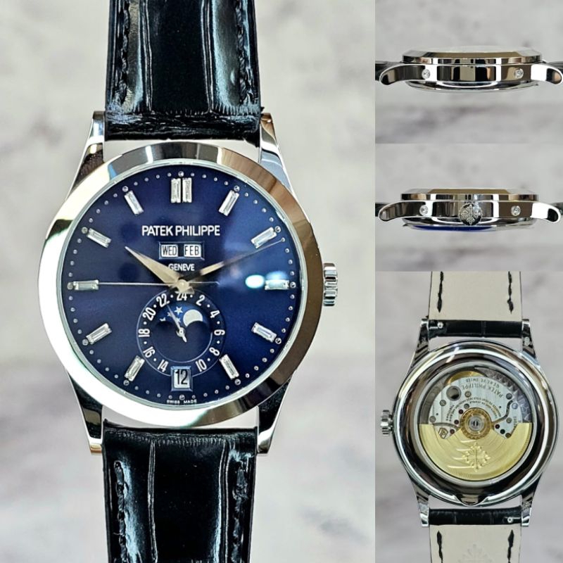 JAM TANGAN PRIA PATEK PHILIPPE MOONPHASE ANNUAL CALENDAR 5396R-011