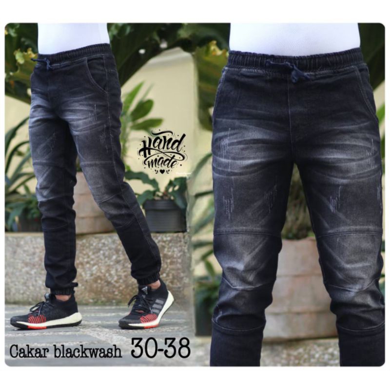Celana Pria Original BLACK SECOND ONE Jogger  Cargo Terbaru