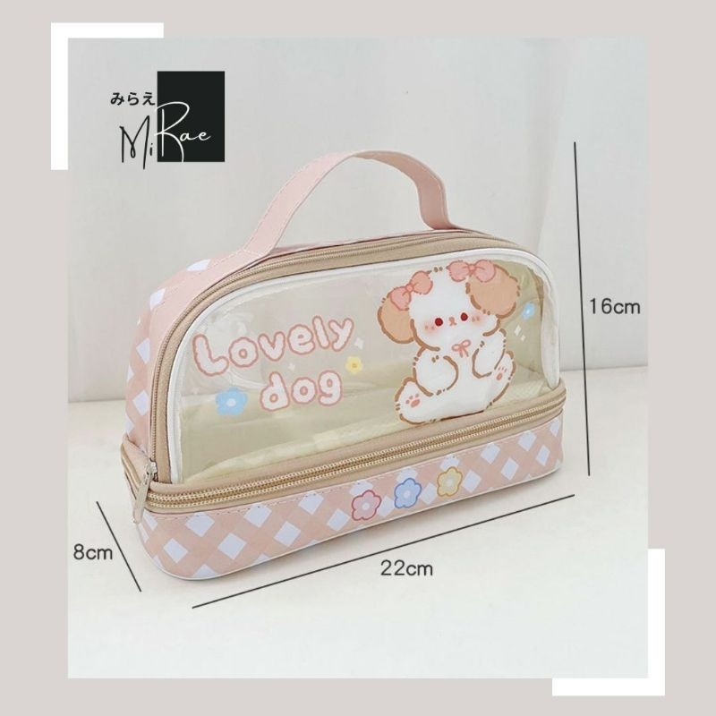 

Pencil Case/Kotak Pensil Anak Cartoon/ Pensil Tenteng Puppy