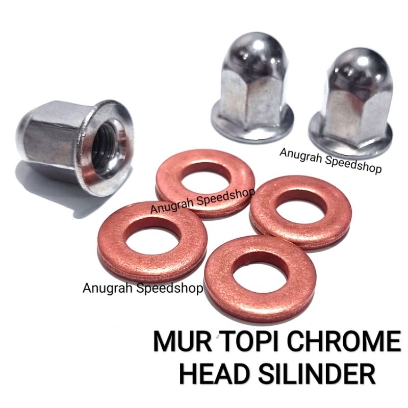 MUR BLOK SILINDER HEAD MUR TOPI CHROME BLOK HEAD ASTREA LEGENDA PRIMA WIN SUPRA IMPRESA MUR RING TEM