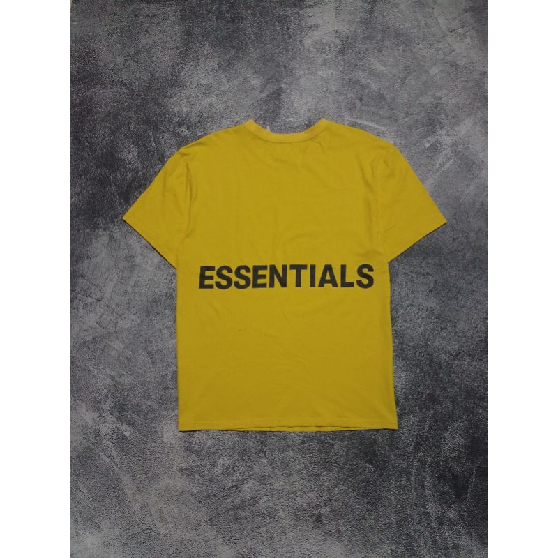 Tshirt Essentials Fear Of God Yellow Original