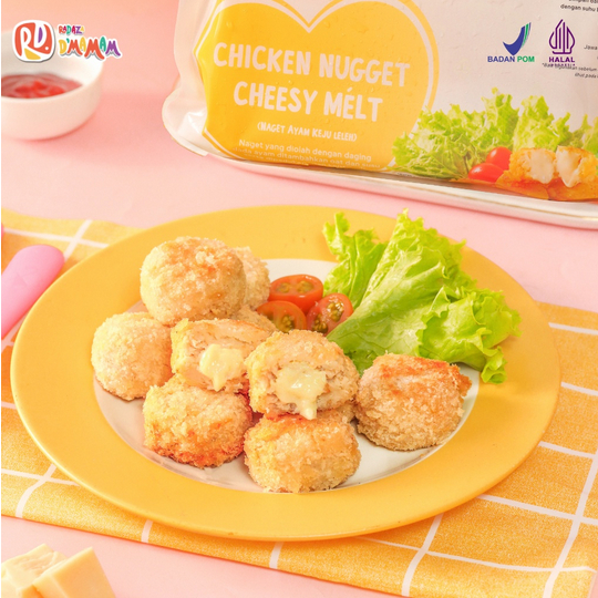 

D'MAMAM Nugget Ayam Cheesy Melt Homemade Sehat Halal Mui Bpom