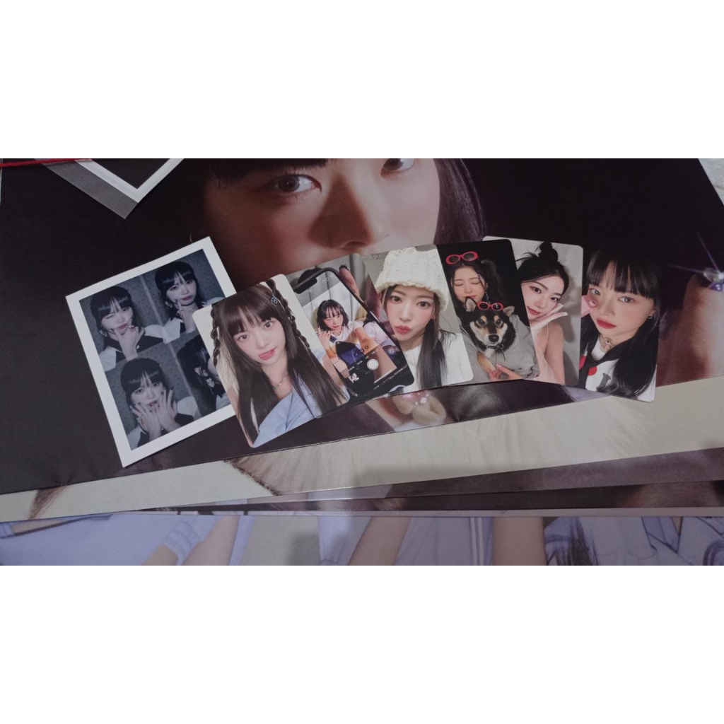 

photocard official weverse unforgiven chaewon sakura yunjin kazuha eunchae
