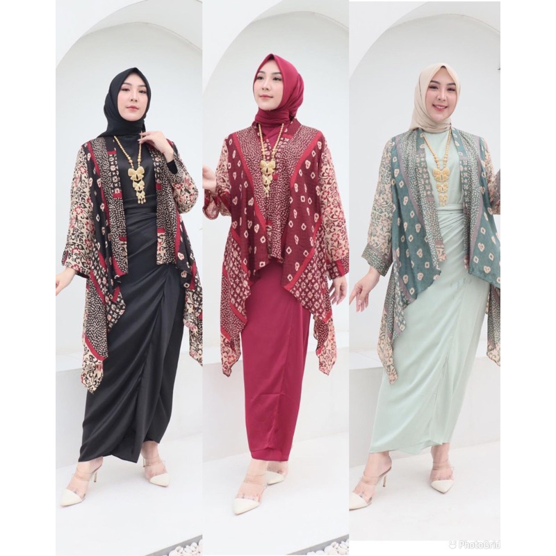 ZAYNA SET KAFTAN IKAT BATIK VISCOSE