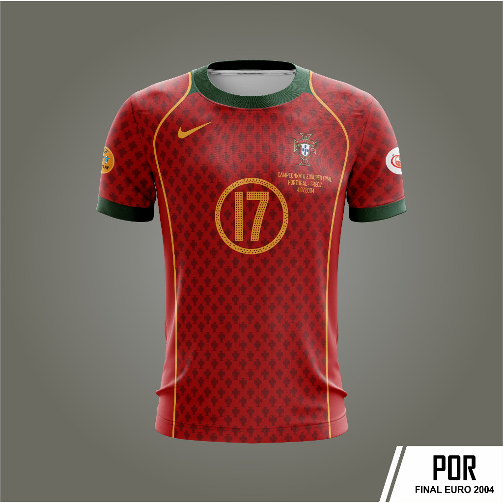 Jersey TIMNAS PORTUGAL FINAL EURO 2004