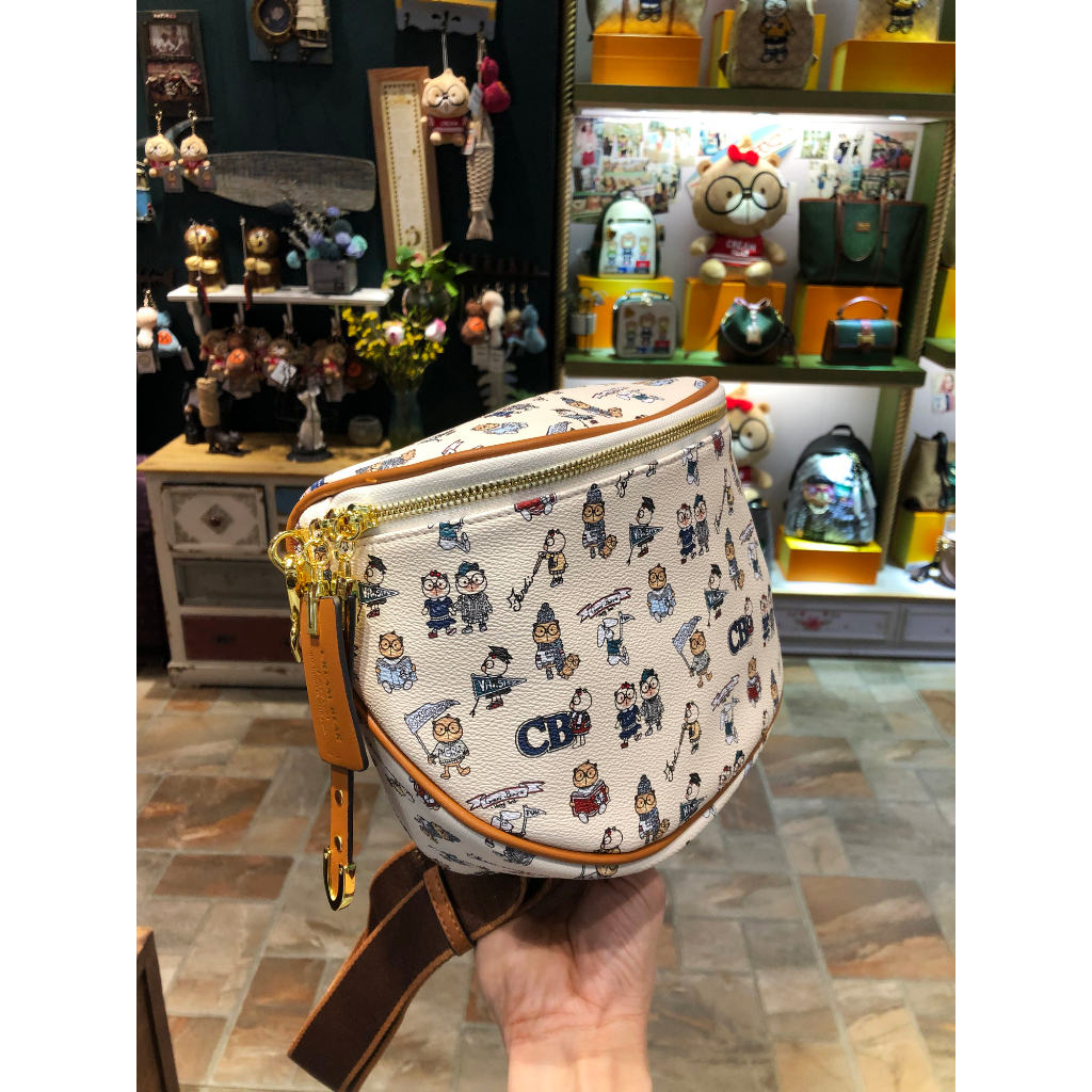 CreamBear Original C12452 Sling Bag Tas Bahu Wanita Cream Bear