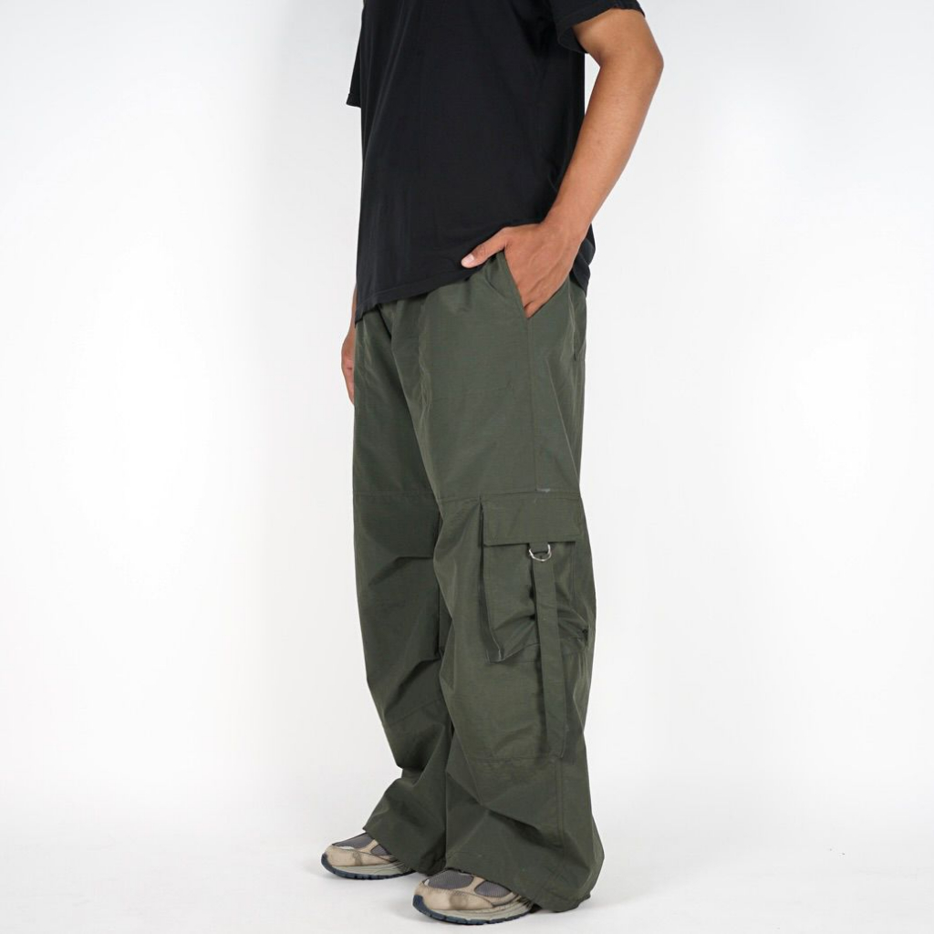 Dailyoutfits Cargo Balloon Pants with 2 styles Army Unisex Premium Quality