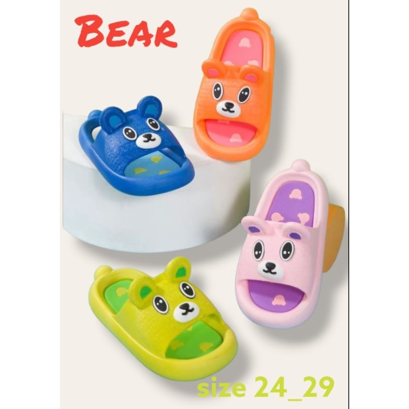 Sandal Anak Bear Sandal Selop Anak Perempuan laki laki Sandal Karet Anak Unisex Import Sandal Slop Anak Slip On Terbaru