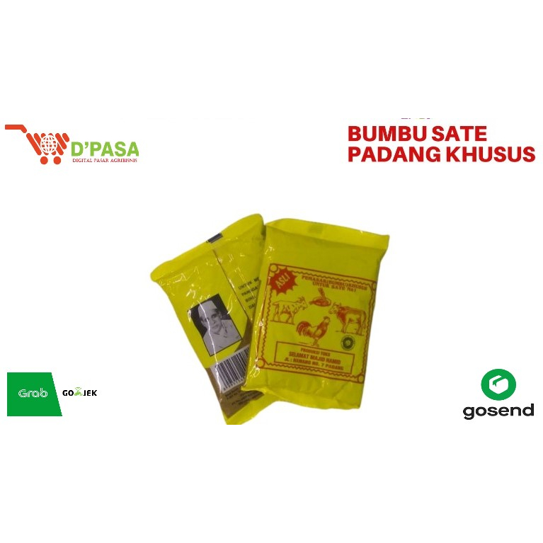 

Bumbu Sate Padang Minang Khusus 40gr Bumbu Dapur Instan Masak DPASA Padang