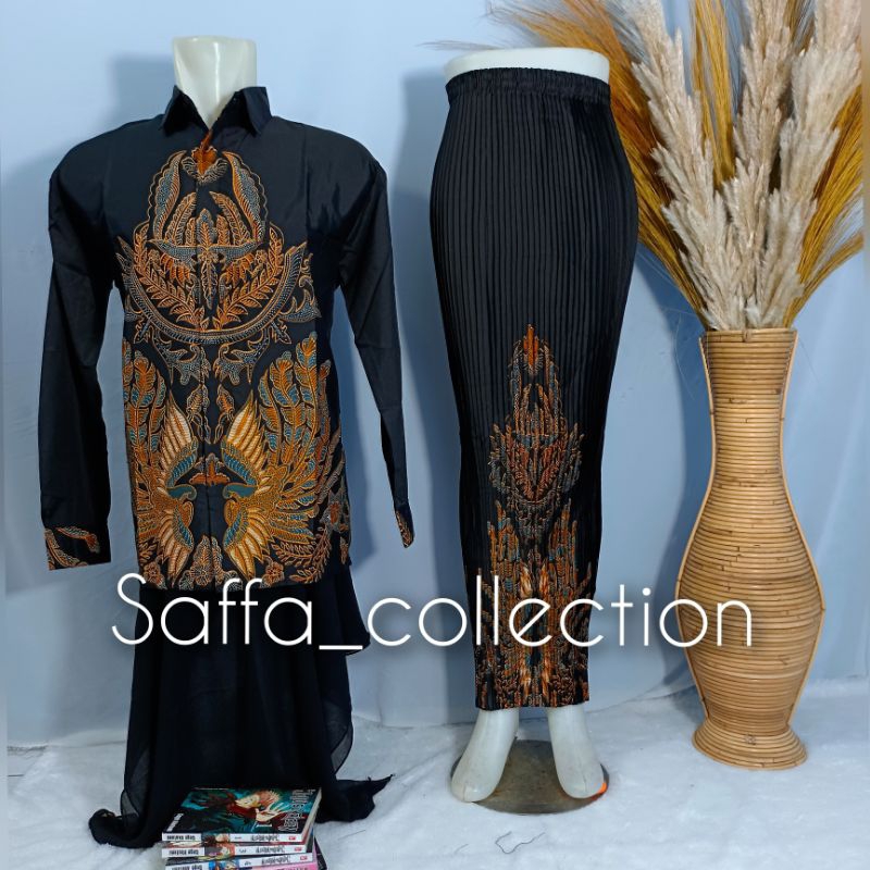 kemeja batik couple rok prisket/couple/batik couple