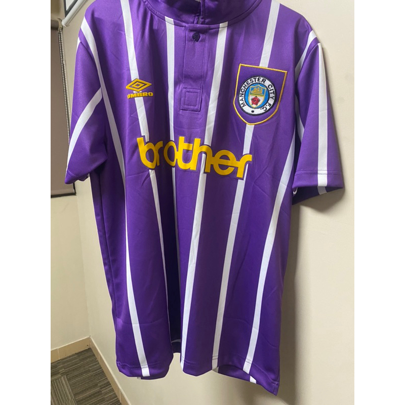 JERSEY RETRO GRADE ORI MAN CITY THIRD 1993 PURPLE BROTHER