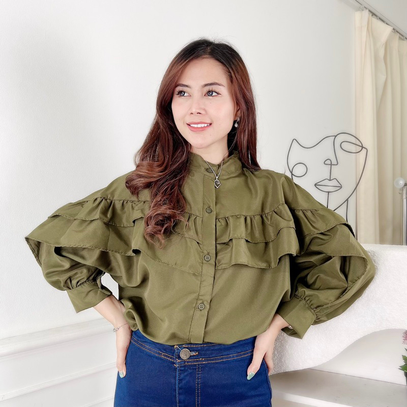 AFI - EC - Geya Oversize Blouse Wanita