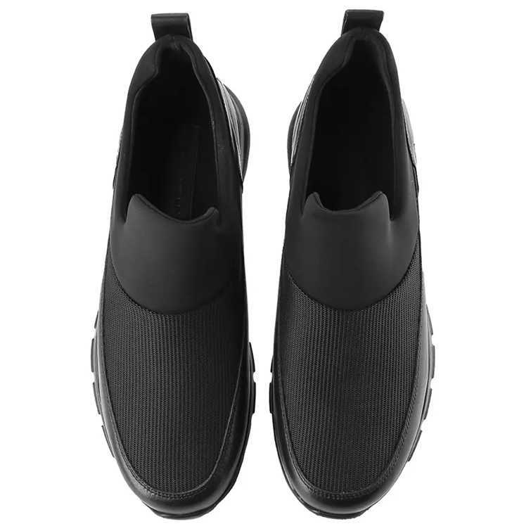 ANM01 SEPATU SLIP ON ANDREW PRIA ORIGINAL CASUAL ALL FULL BLACK HITAM POLOS
